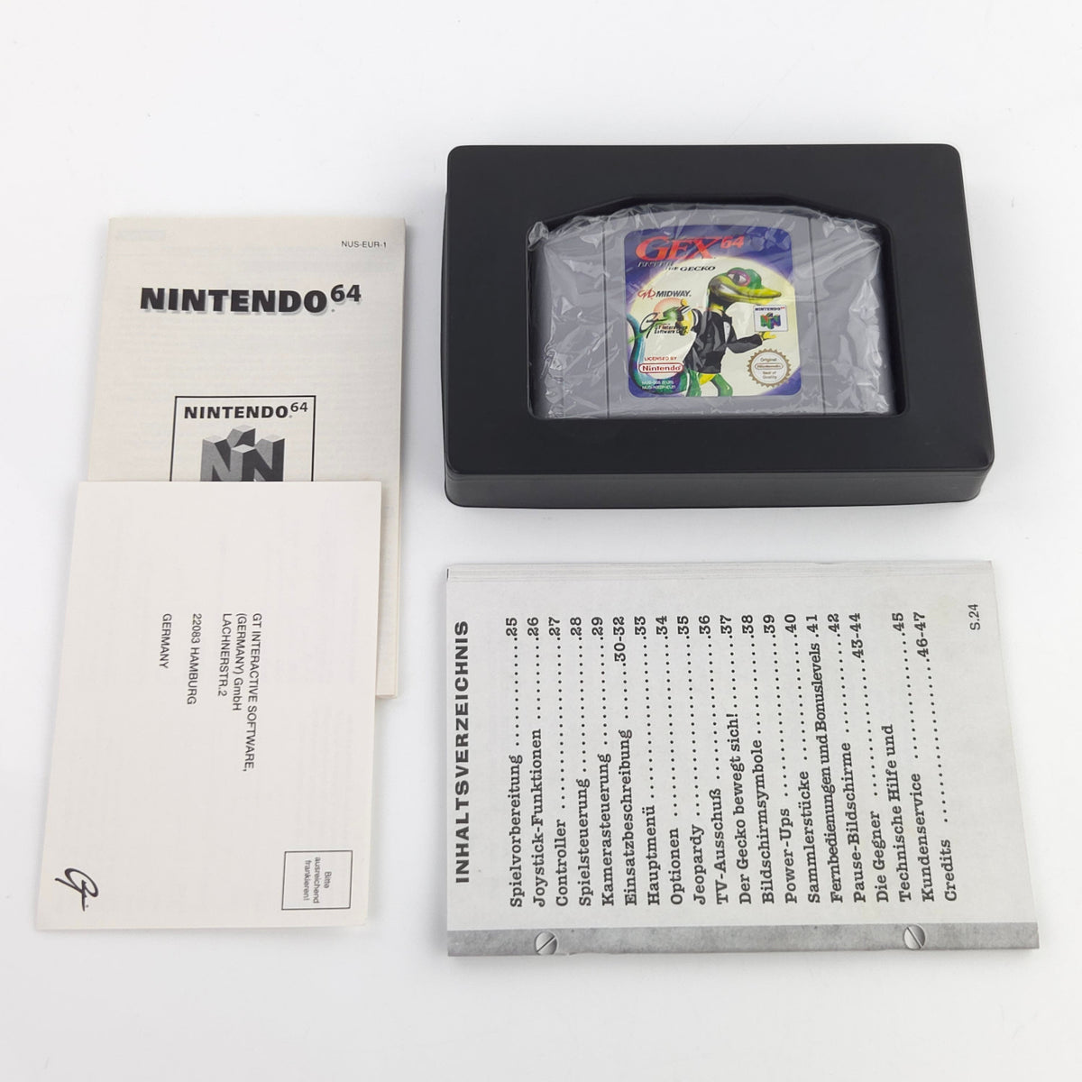 Nintendo 64 Spiel GEX 64 Enter the Gecko N64 OVP PAL CIB