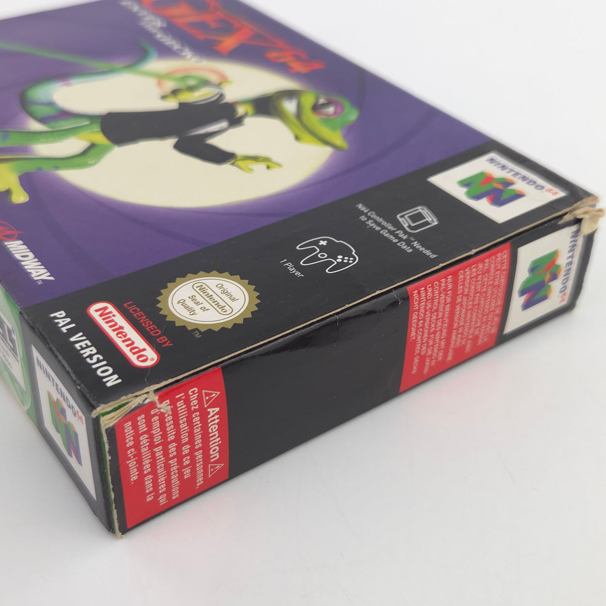 Nintendo 64 Spiel GEX 64 Enter the Gecko N64 OVP PAL CIB