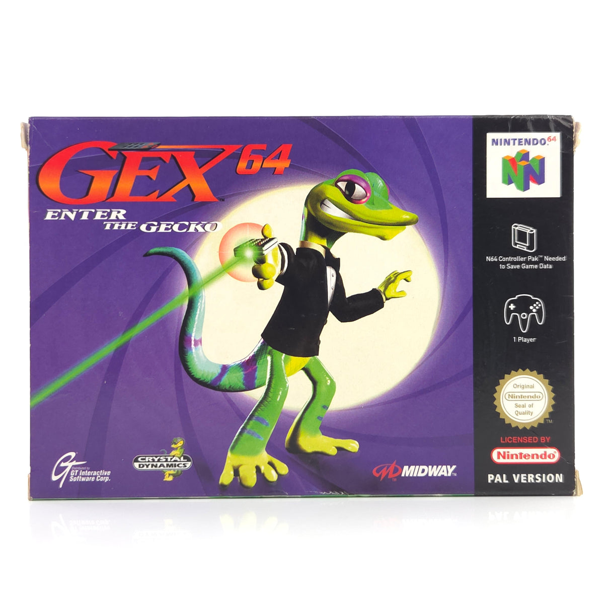 Nintendo 64 Spiel GEX 64 Enter the Gecko N64 OVP PAL CIB