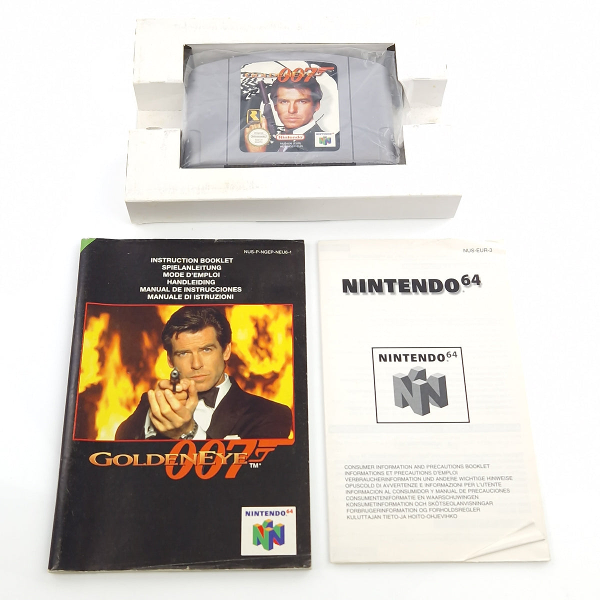 Nintendo 64 Spiel – Goldeneye 007 James Bond (OVP PAL)