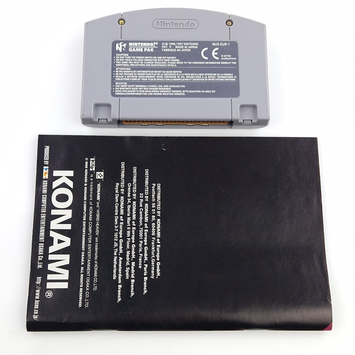 Nintendo 64 Spiel – Hybrid Heaven Modul OVP PAL EUR