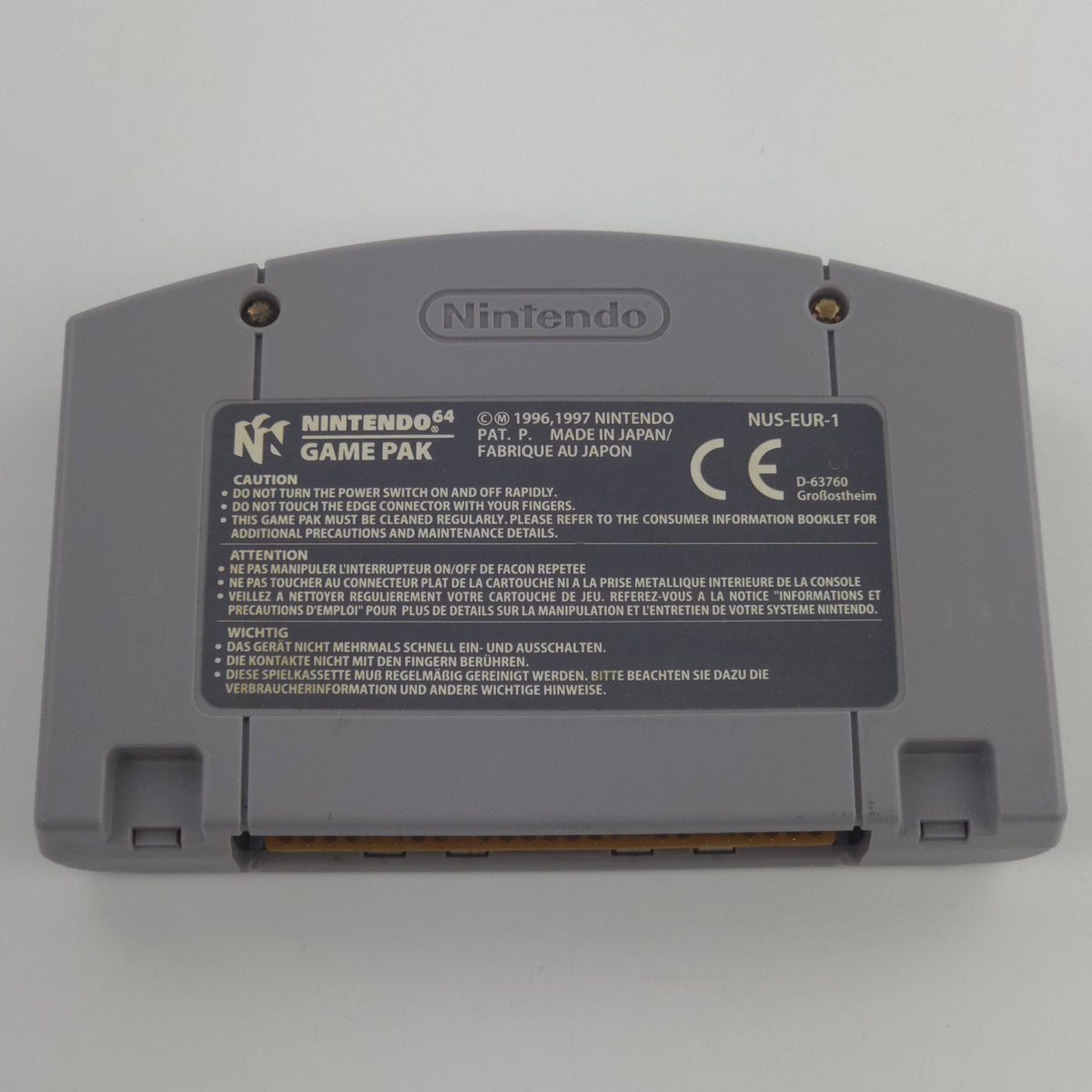 Nintendo 64 Spiel Hybrid Heaven PAL EUR