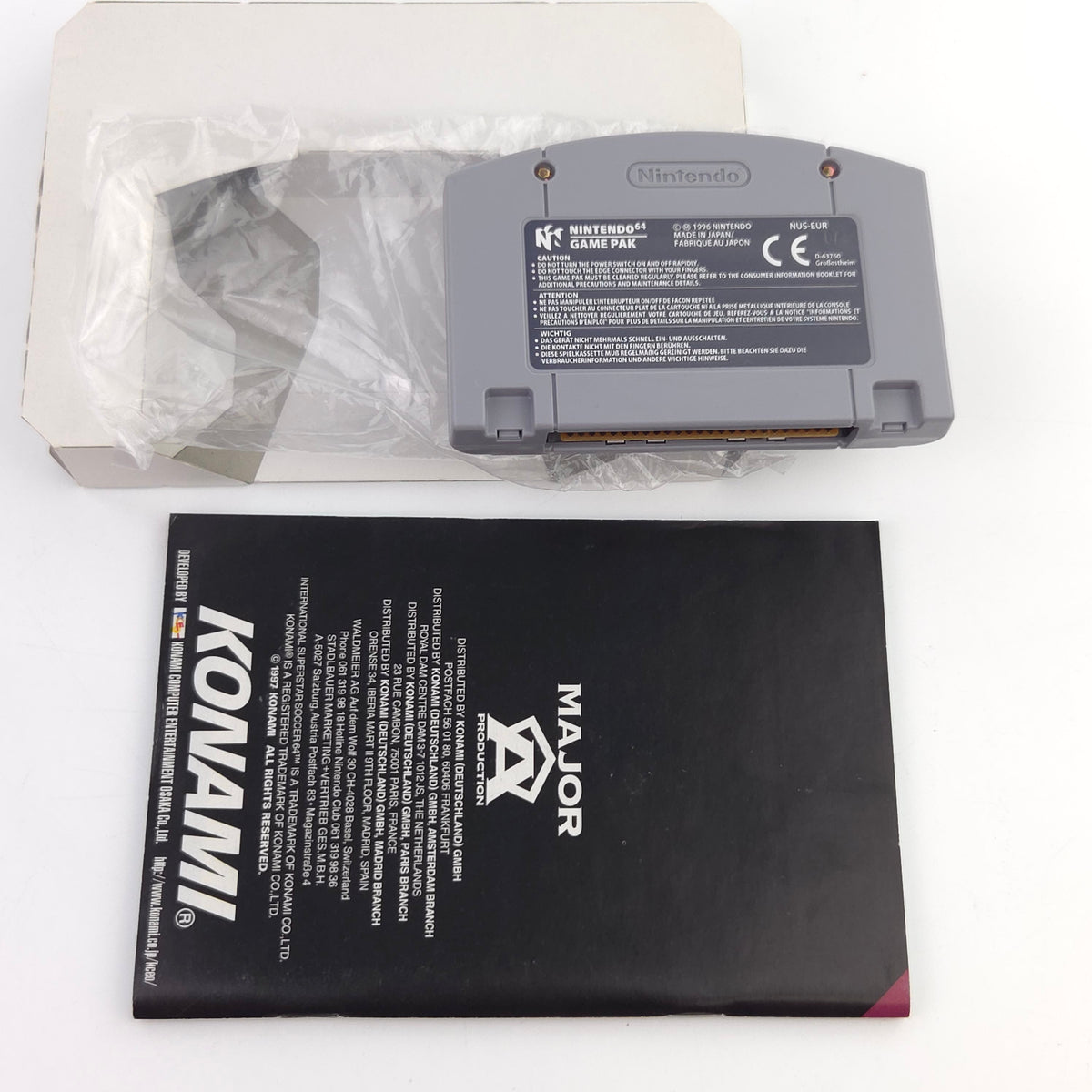Nintendo 64 Spiel – International Superstar Soccer 64 OVP