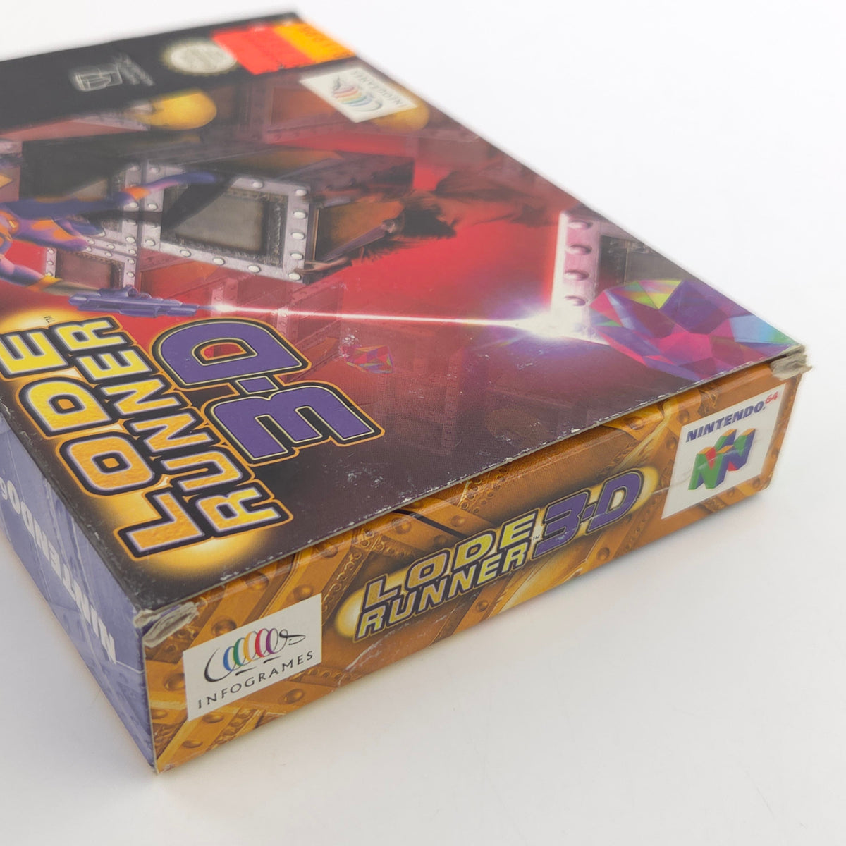 Nintendo 64 Spiel Lode Runner 3D N64 OVP CIB PAL NOE