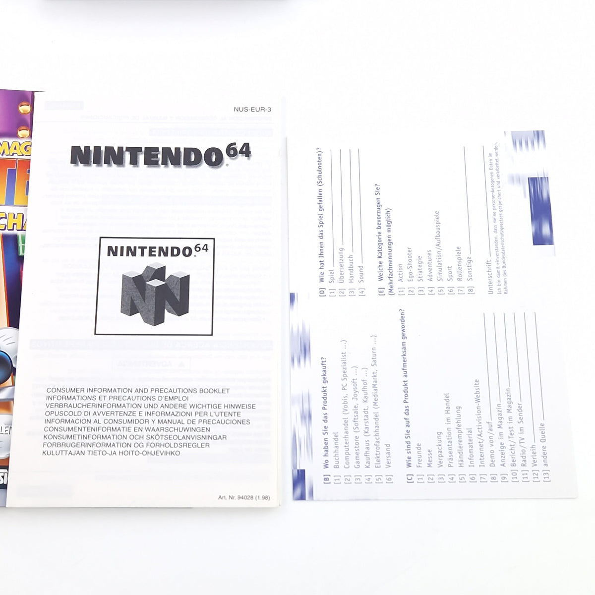 Nintendo 64 Spiel – Magical Tetris Challenge (N64 PAL OVP)