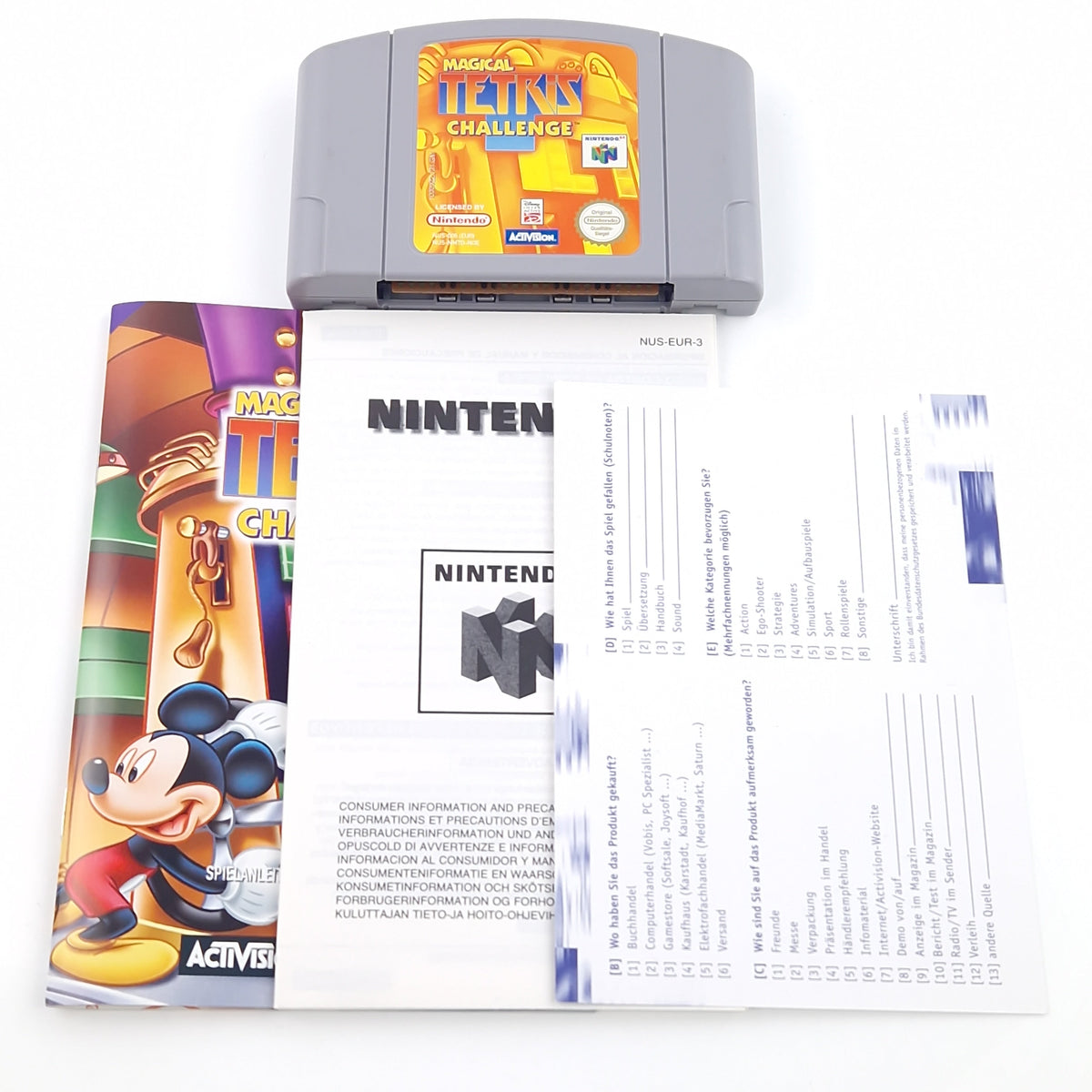 Nintendo 64 Spiel – Magical Tetris Challenge (N64 PAL OVP)