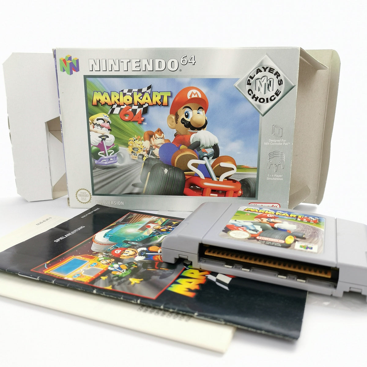 Nintendo 64 Spiel – Mario Kart 64 OVP Players Choice PAL
