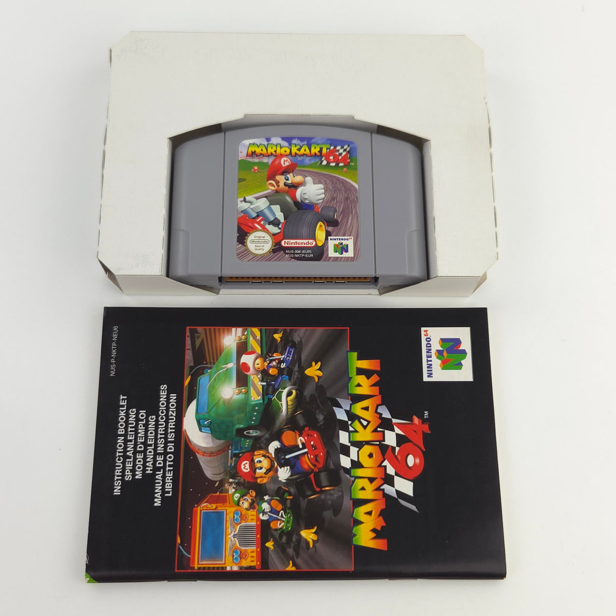 Nintendo 64 Spiel Mario Kart 64 Players Choice OVP PAL