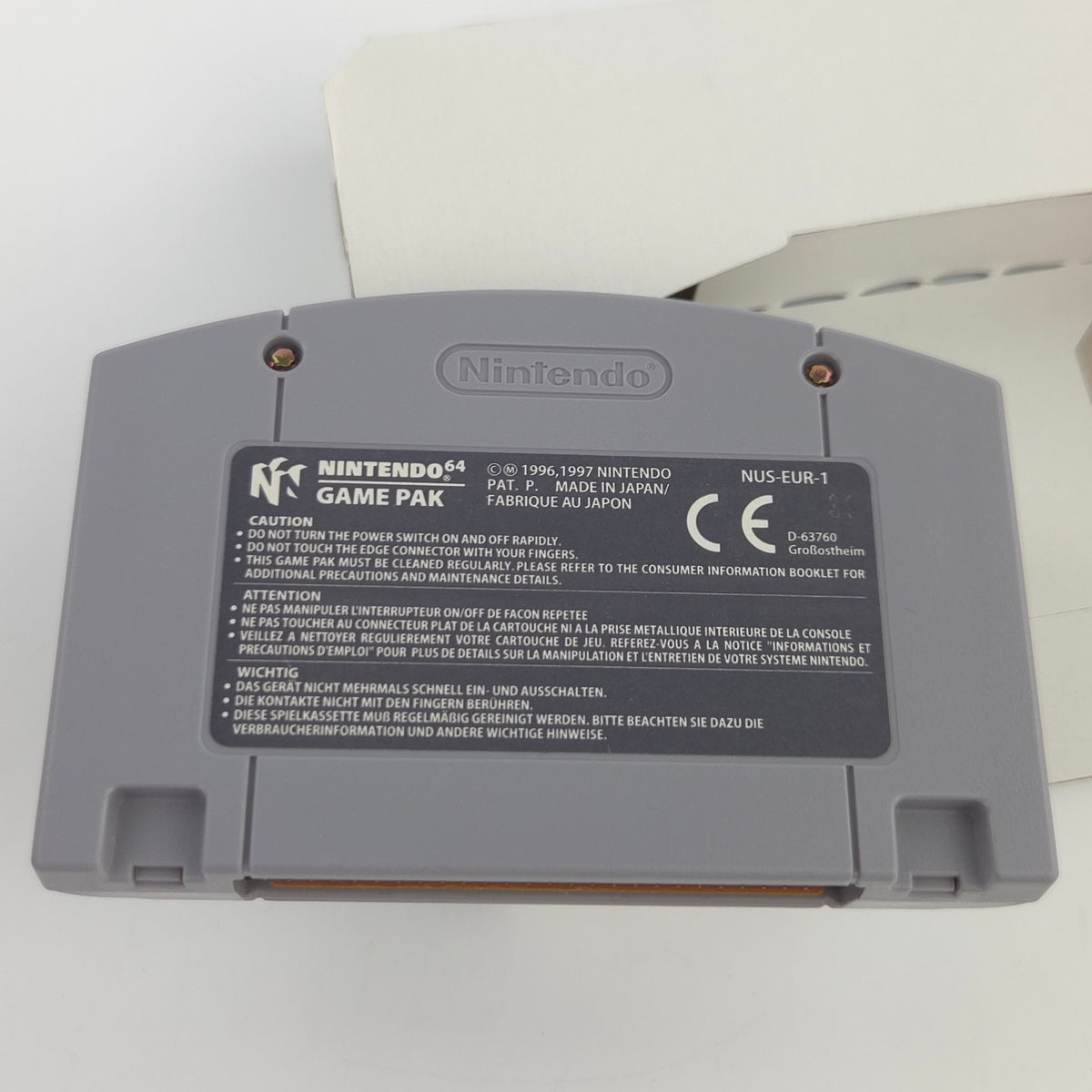 Nintendo 64 Spiel Mario Party Modul Anleitung OVP PAL DE