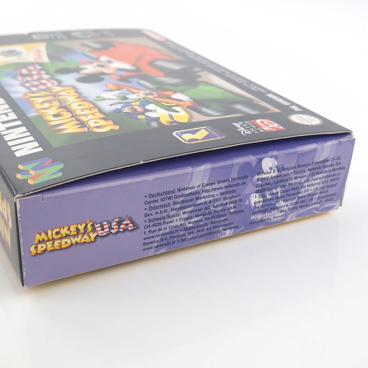 Nintendo 64 Spiel – Mickeys Speedway USA N64 OVP PAL