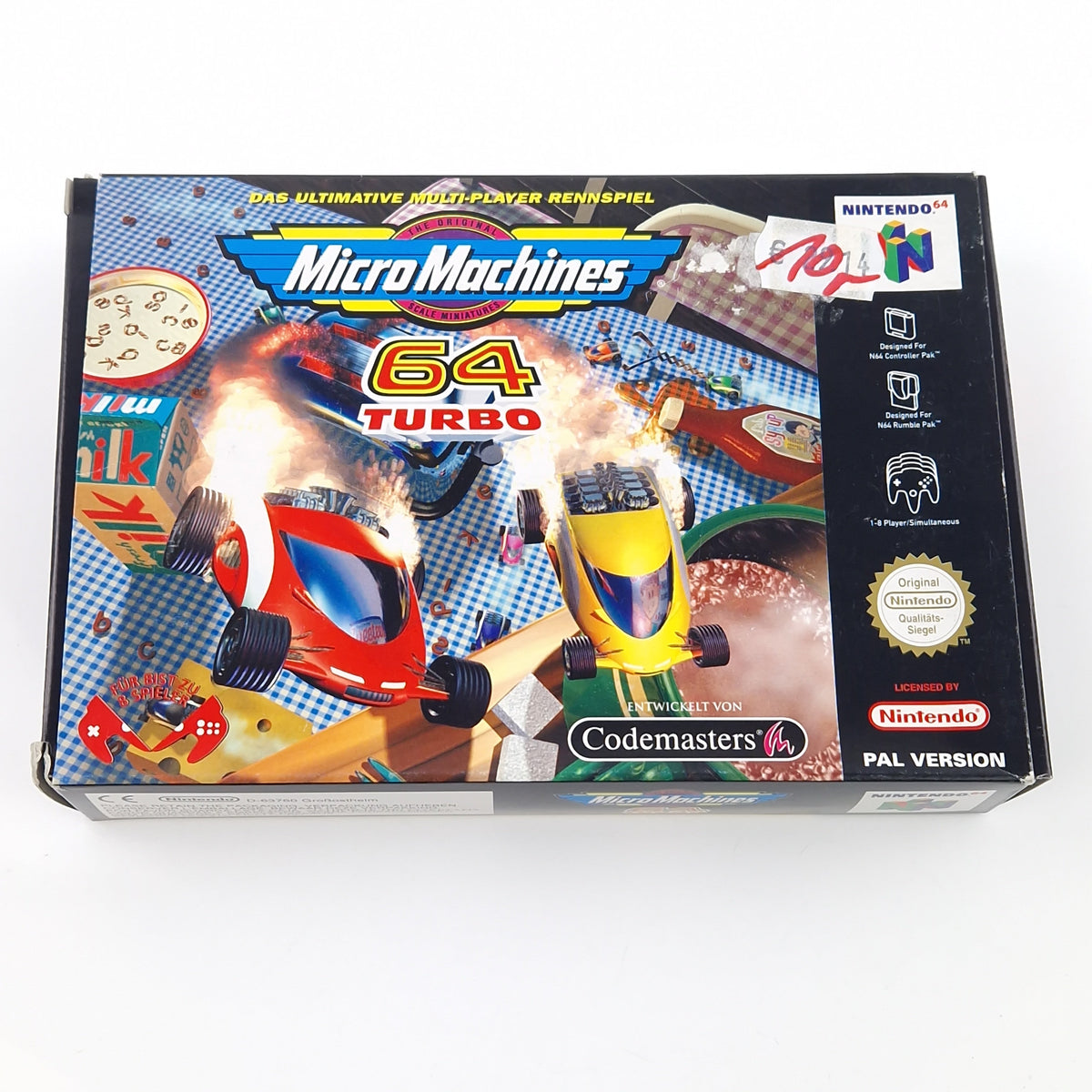 Nintendo 64 Spiel – Micro Machines 64 Turbo N64 PAL OVP
