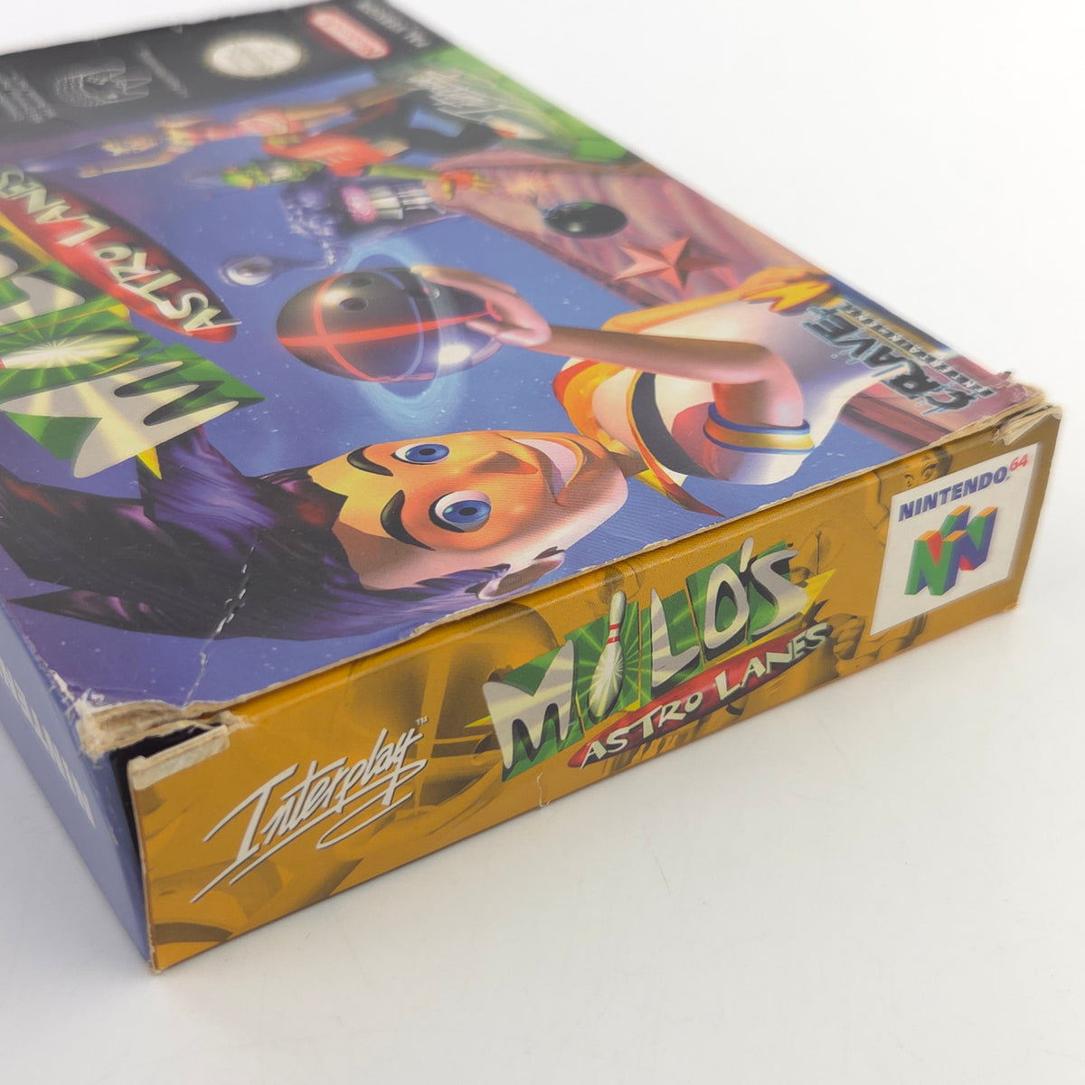 Nintendo 64 Spiel Milo´s Astro Lanes N64 OVP CIB PAL EUR