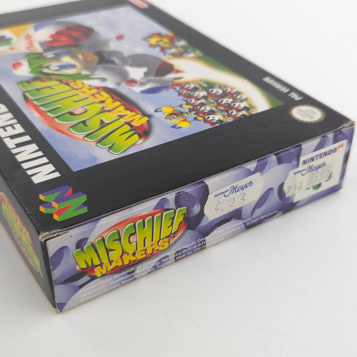 Nintendo 64 Spiel Mischief Makers N64 OVP CIB PAL EUR
