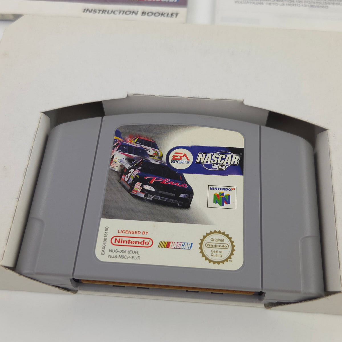 Nintendo 64 Spiel Nascar 99 N64 Modul Anleitung OVP PAL