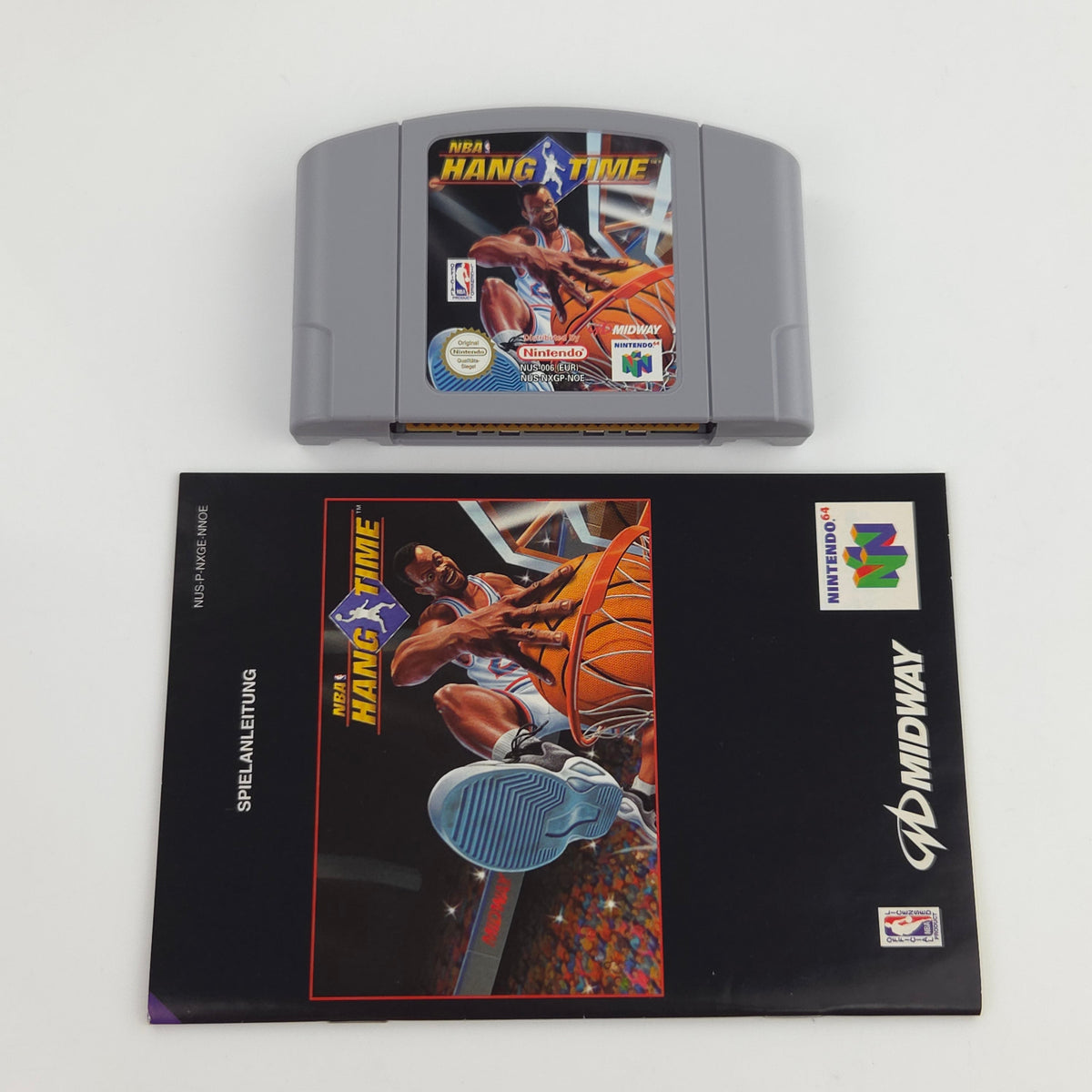 Nintendo 64 Spiel NBA Hang Time Basketball Modul OVP PAL