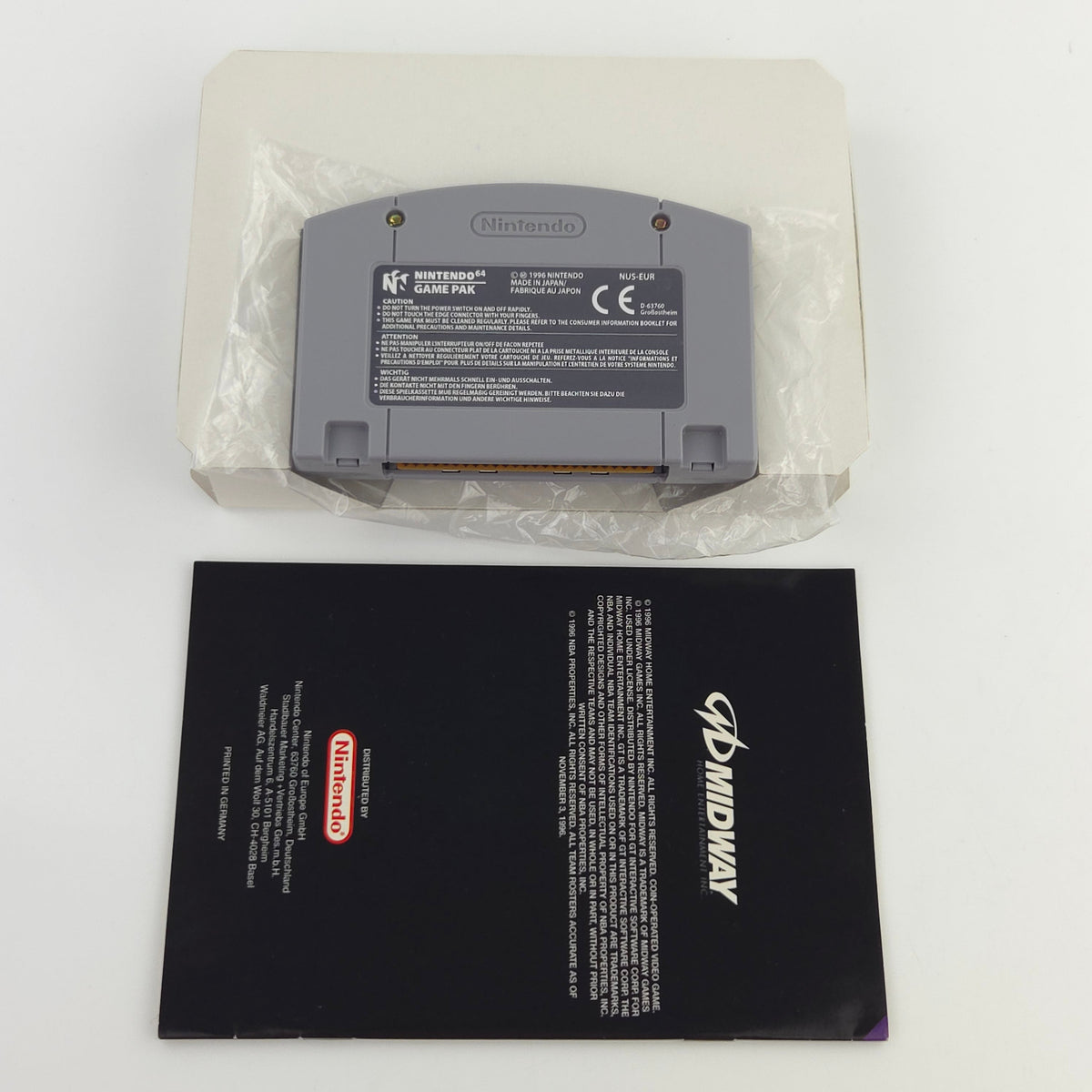 Nintendo 64 Spiel NBA Hang Time Basketball Modul OVP PAL