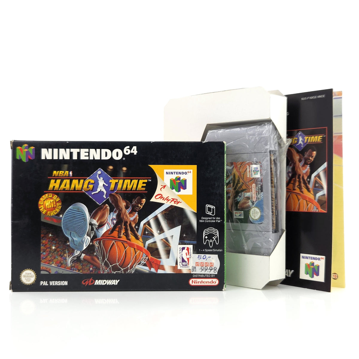 Nintendo 64 Spiel NBA Hang Time Basketball Modul OVP PAL