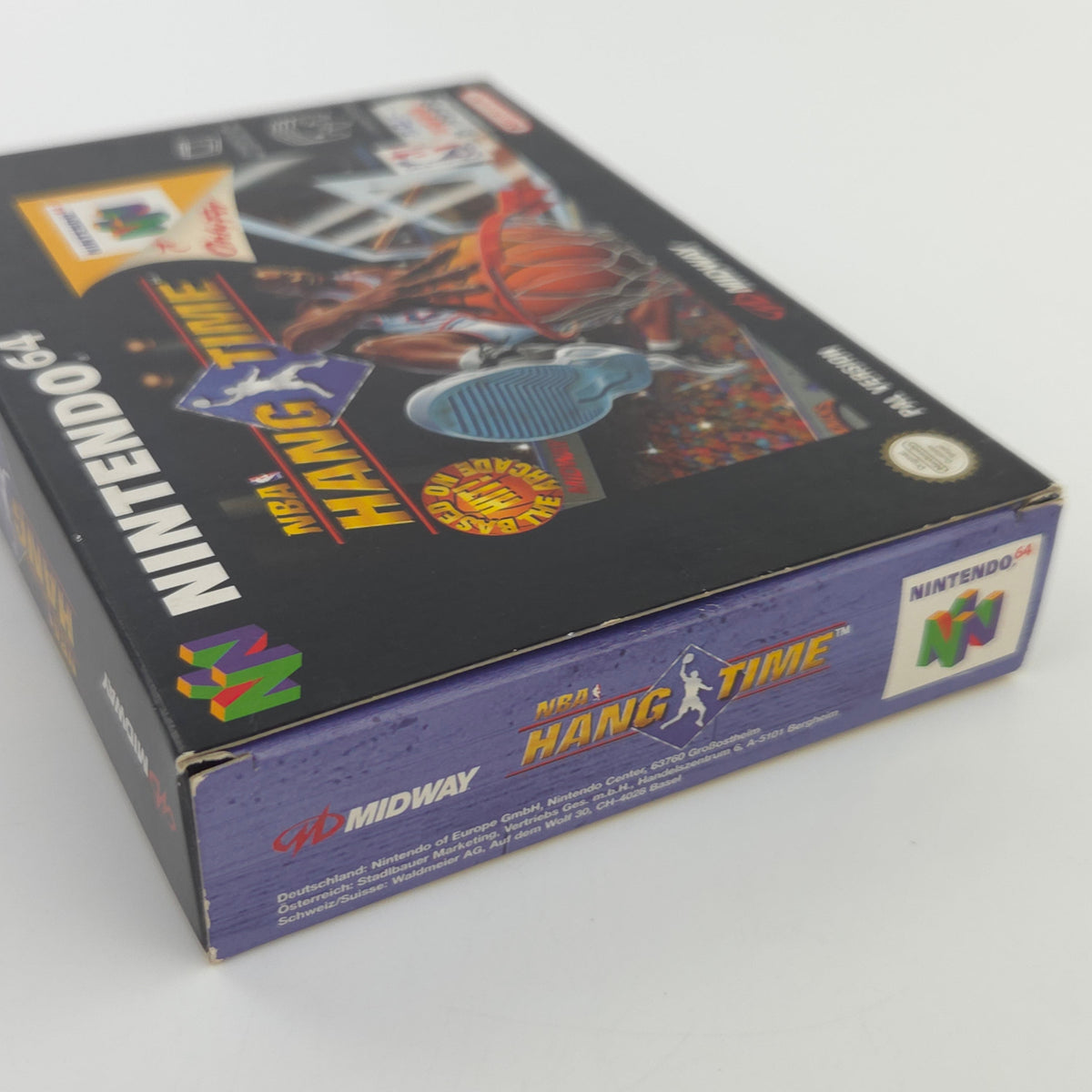 Nintendo 64 Spiel NBA Hang Time Basketball Modul OVP PAL