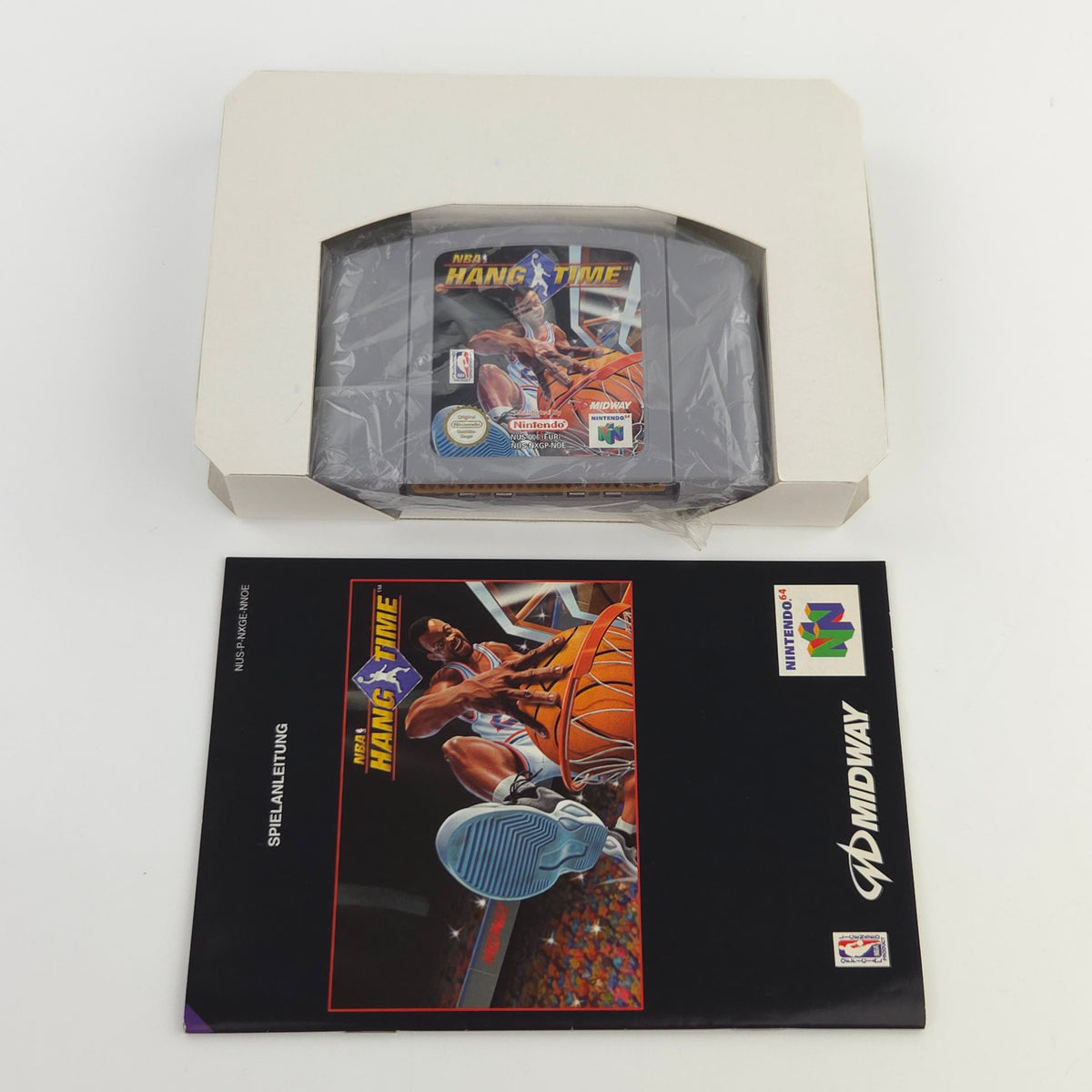 Nintendo 64 Spiel NBA Hang Time Basketball Modul OVP PAL