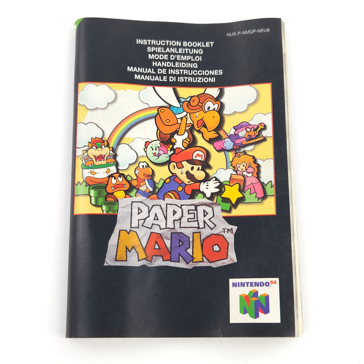 Nintendo 64 Spiel Paper Mario OVP Top Zustand