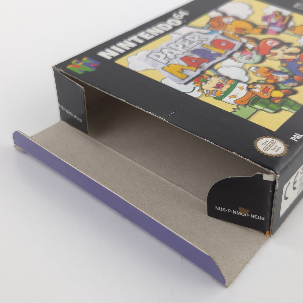 Nintendo 64 Spiel Paper Mario N64 OVP CIB PAL EUR