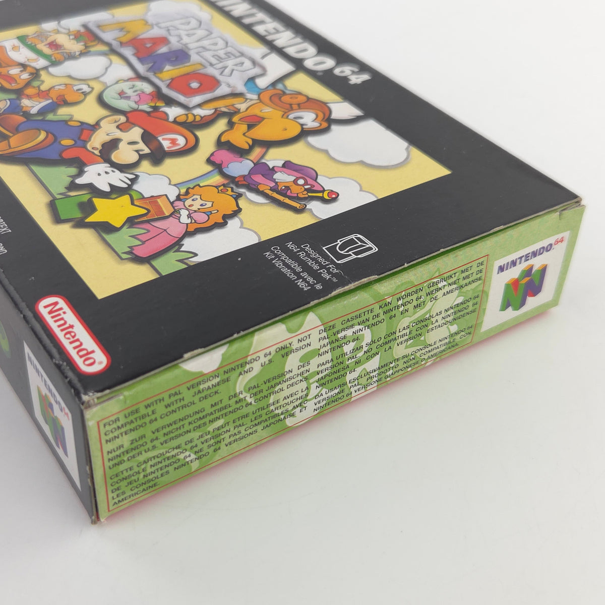 Nintendo 64 Spiel Paper Mario N64 OVP CIB PAL EUR