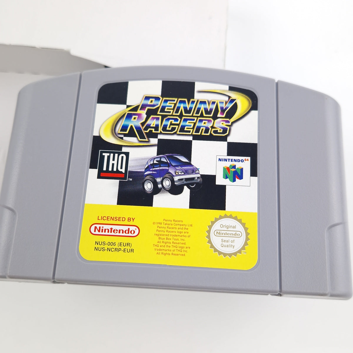 Nintendo 64 Spiel – Penny Racers Modul OVP Anleitung PAL