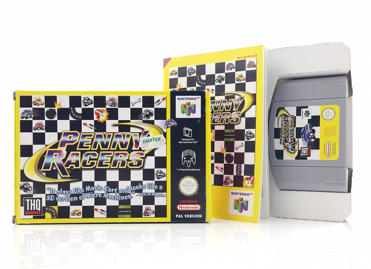 Nintendo 64 Spiel – Penny Racers Modul OVP Anleitung PAL