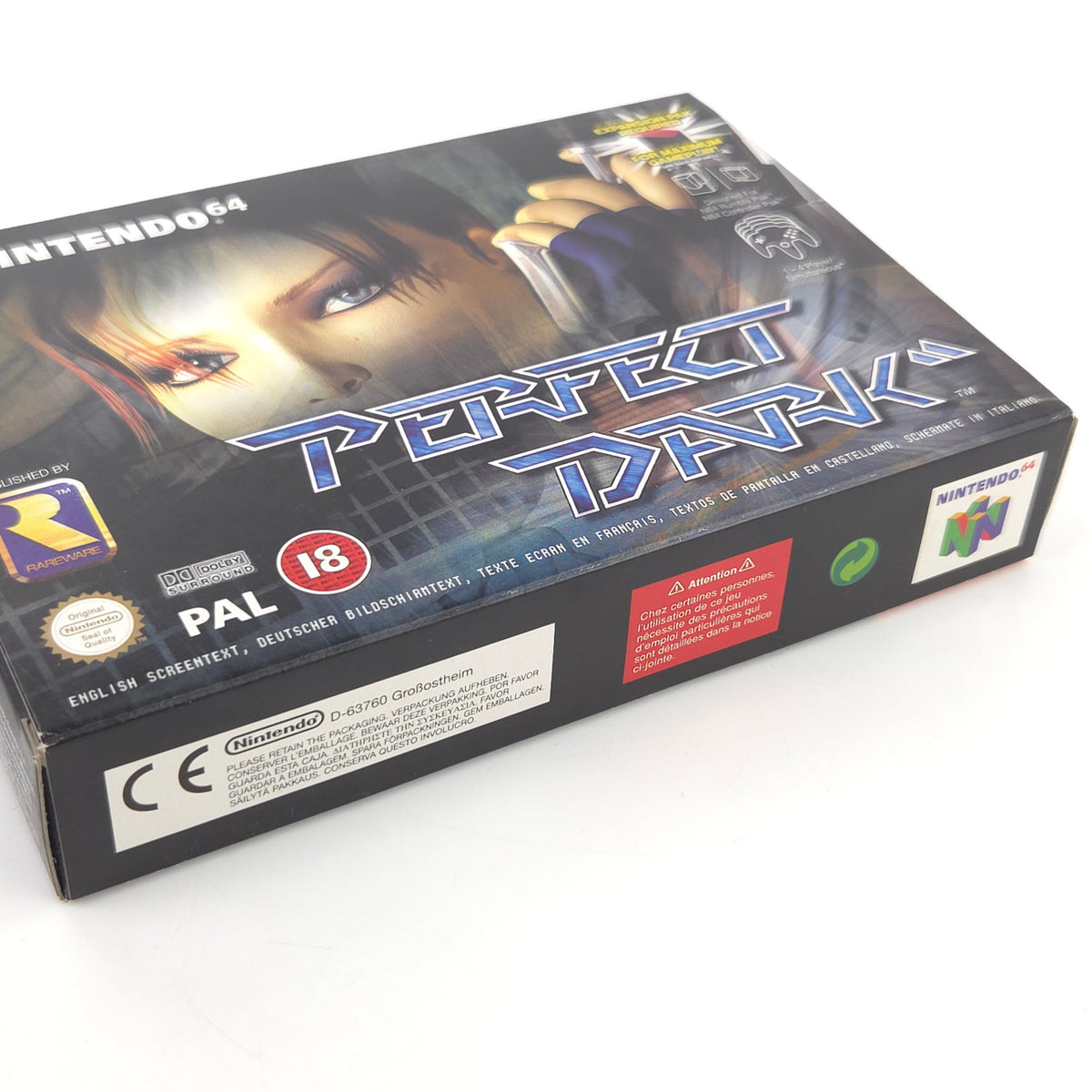 Nintendo 64 Spiel Perfect Dark OVP PAL