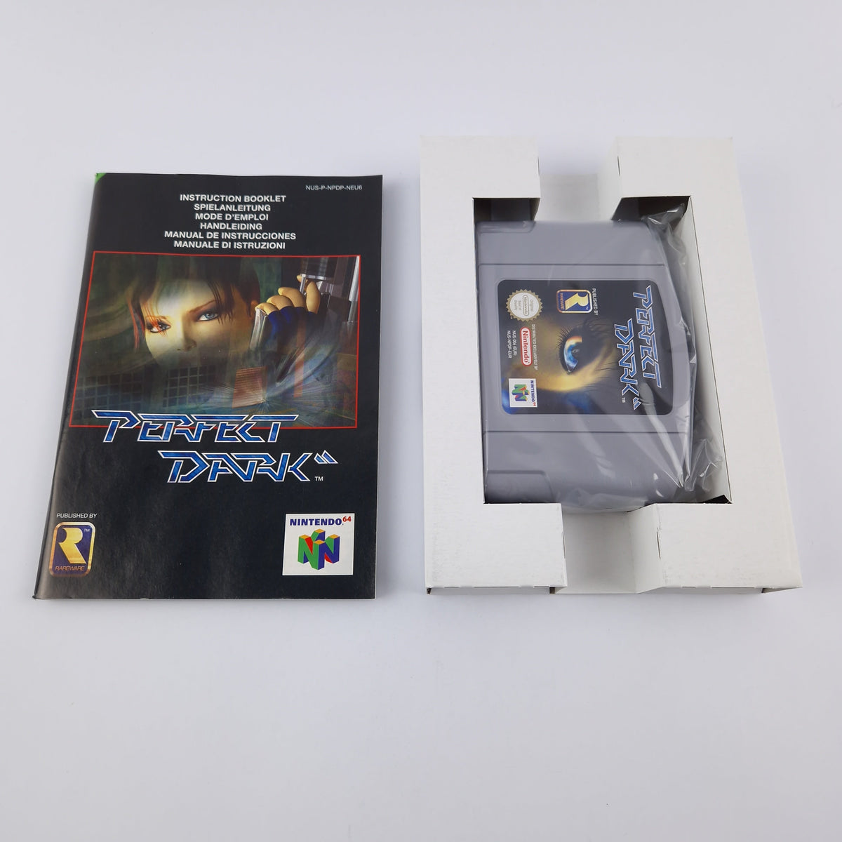 Nintendo 64 Spiel – Perfect Dark OVP Anleitung Modul PAL
