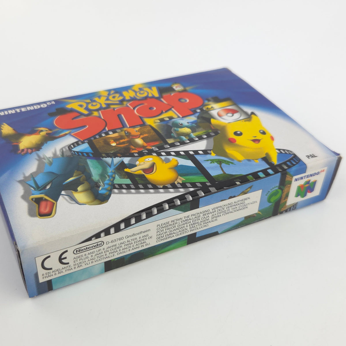 Nintendo 64 Spiel Pokemon Snap N64 Modul Anleitung OVP PAL