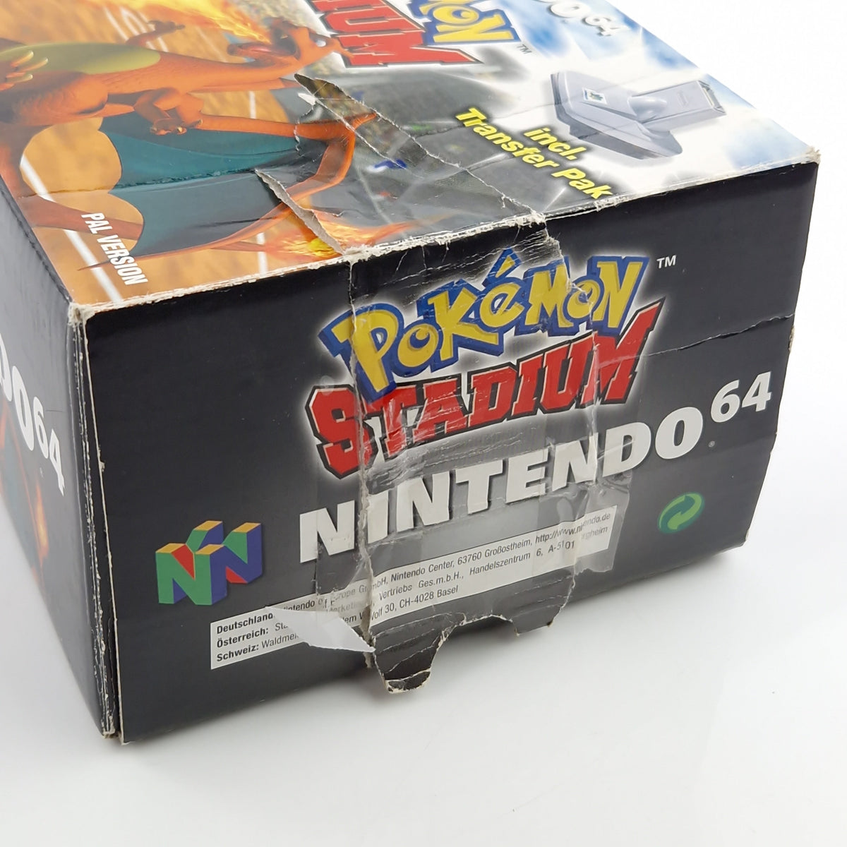 Nintendo 64 Spiel – Pokemon Stadium + Transfer Pak (OVP)