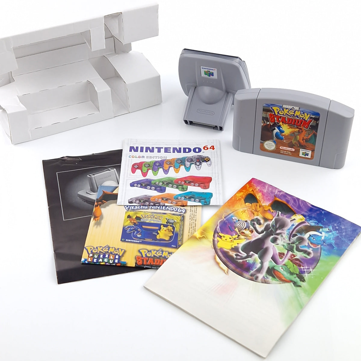 Nintendo 64 Spiel – Pokemon Stadium + Transfer Pak (OVP)