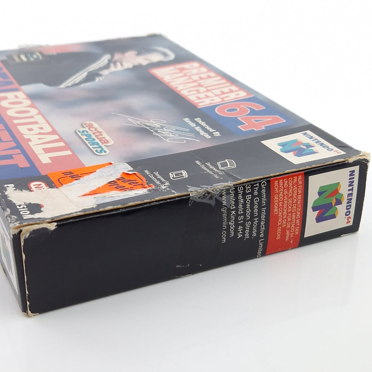 Nintendo 64 Spiel – Premier Manager 64 (OVP PAL N64)