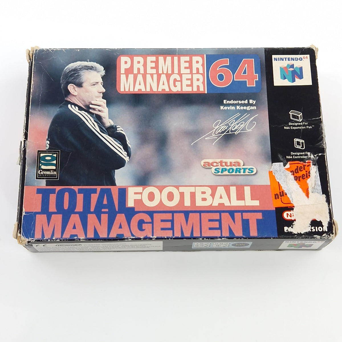 Nintendo 64 Spiel – Premier Manager 64 (OVP PAL N64)