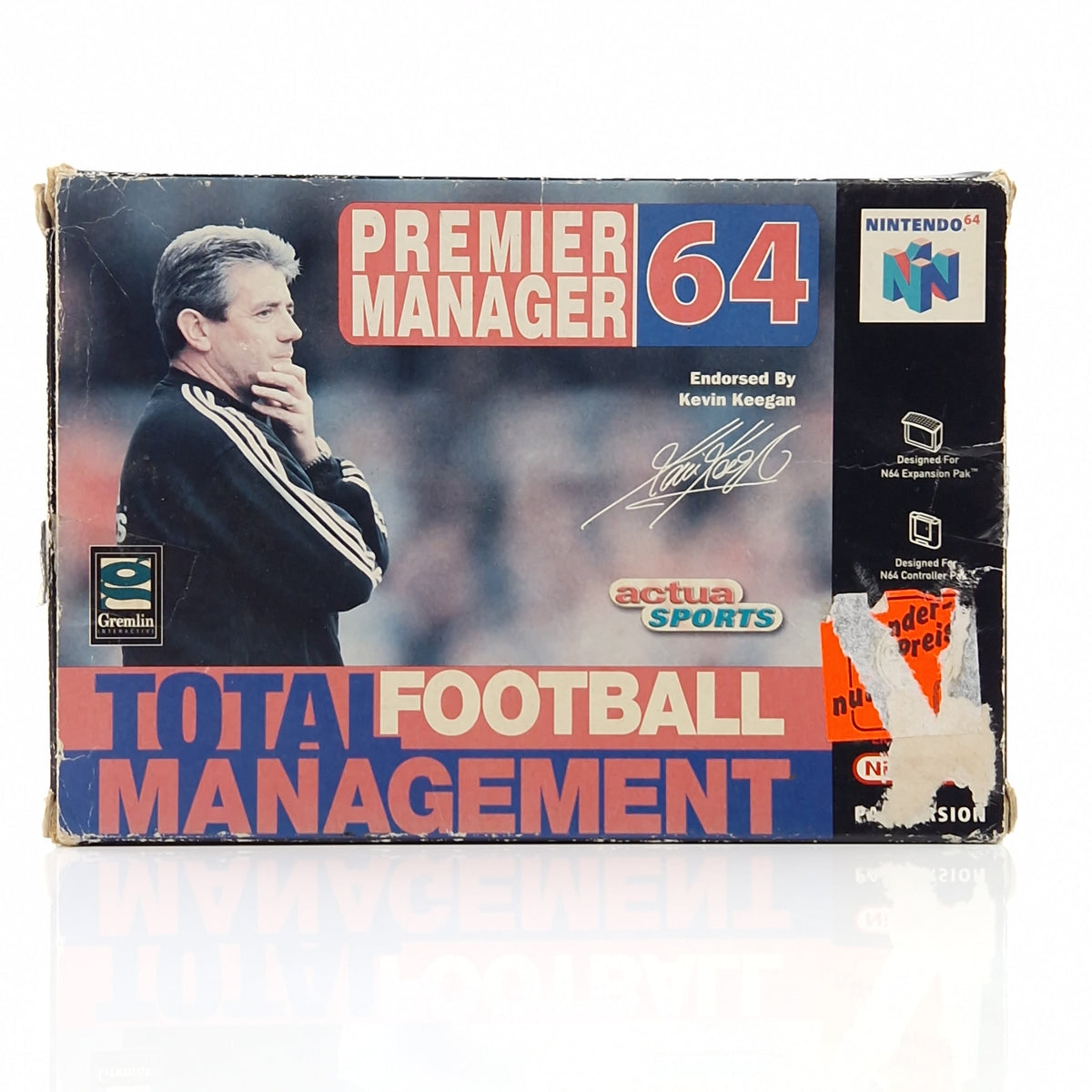 Nintendo 64 Spiel – Premier Manager 64 (OVP PAL N64)