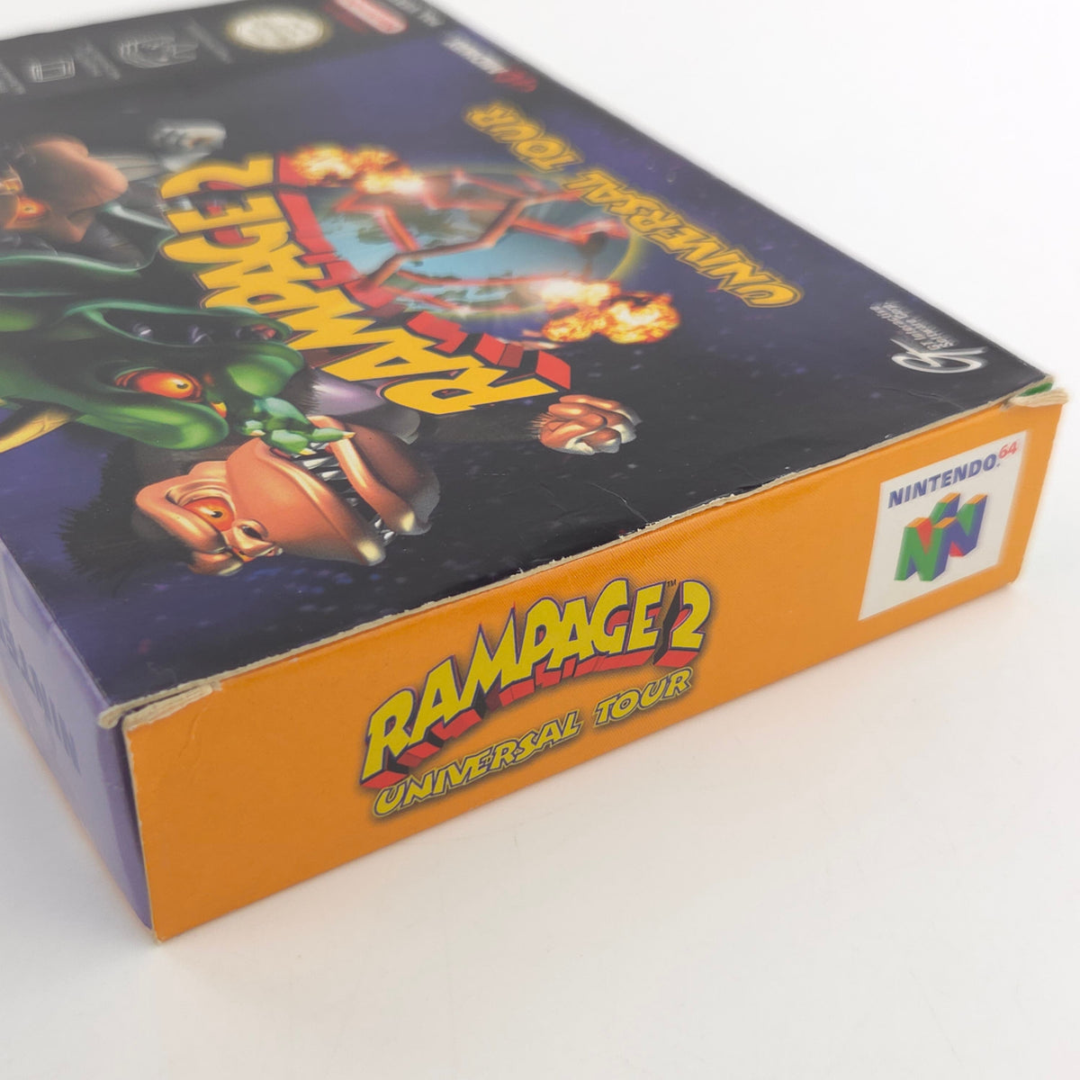Nintendo 64 Spiel Rampage 2 Universal Tour N64 OVP CIB
