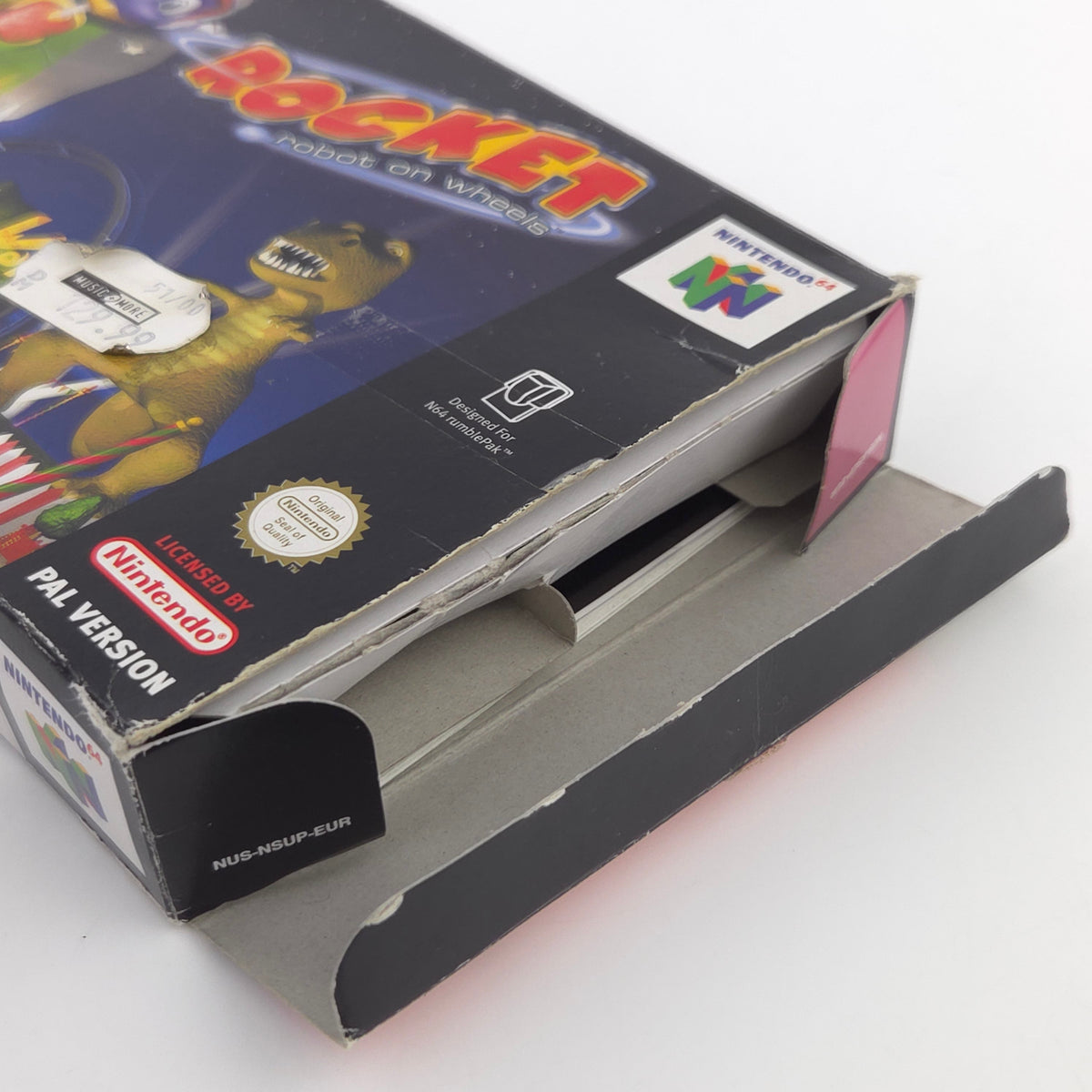 Nintendo 64 Spiel Rocket Robot on Wheels N64 OVP PAL EUR