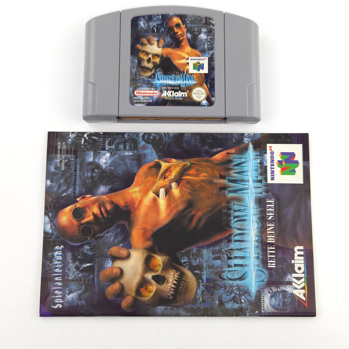 Nintendo 64 Spiel Shadow Man OVP PAL