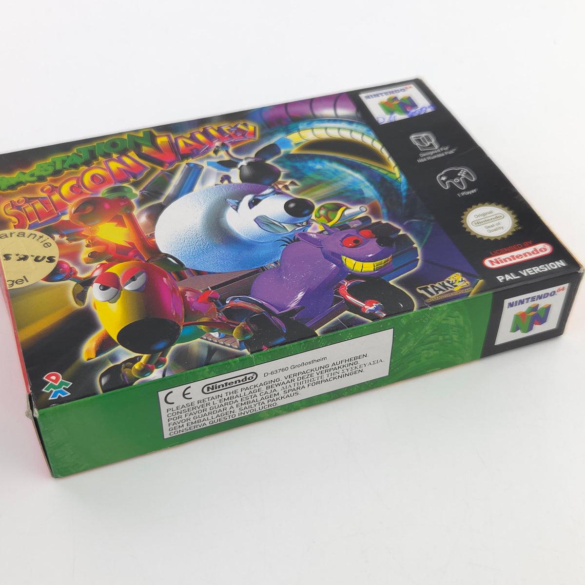 Nintendo 64 Spiel Spacestation Silicon Valley N64 OVP CIB