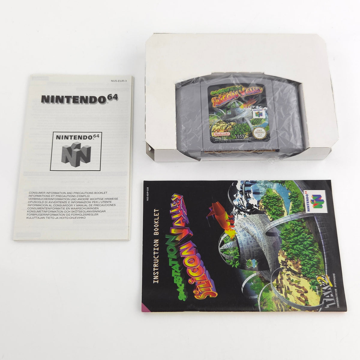 Nintendo 64 Spiel Spacestation Silicon Valley N64 OVP CIB