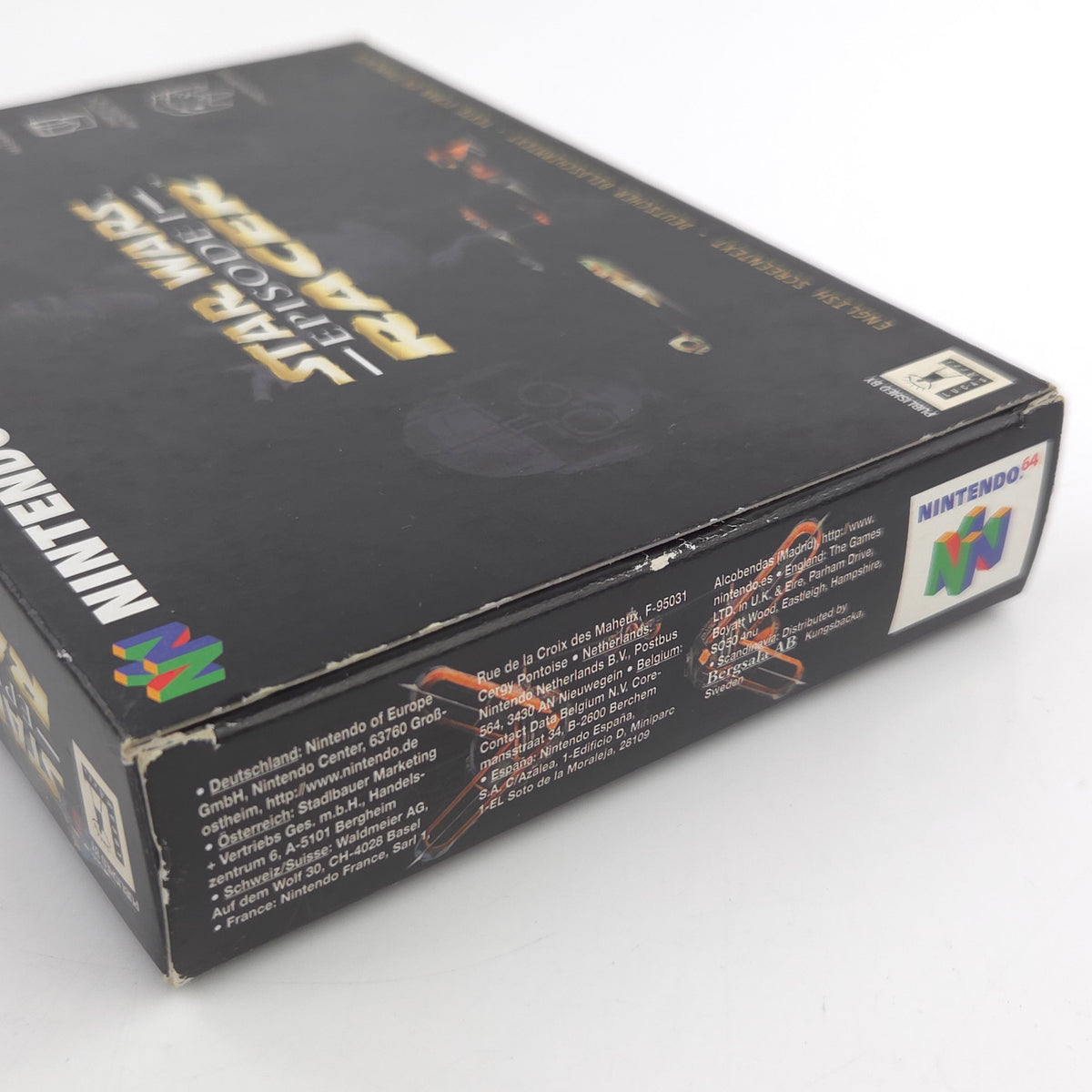 Nintendo 64 Spiel – Star Wars Episode I Racer OVP PAL