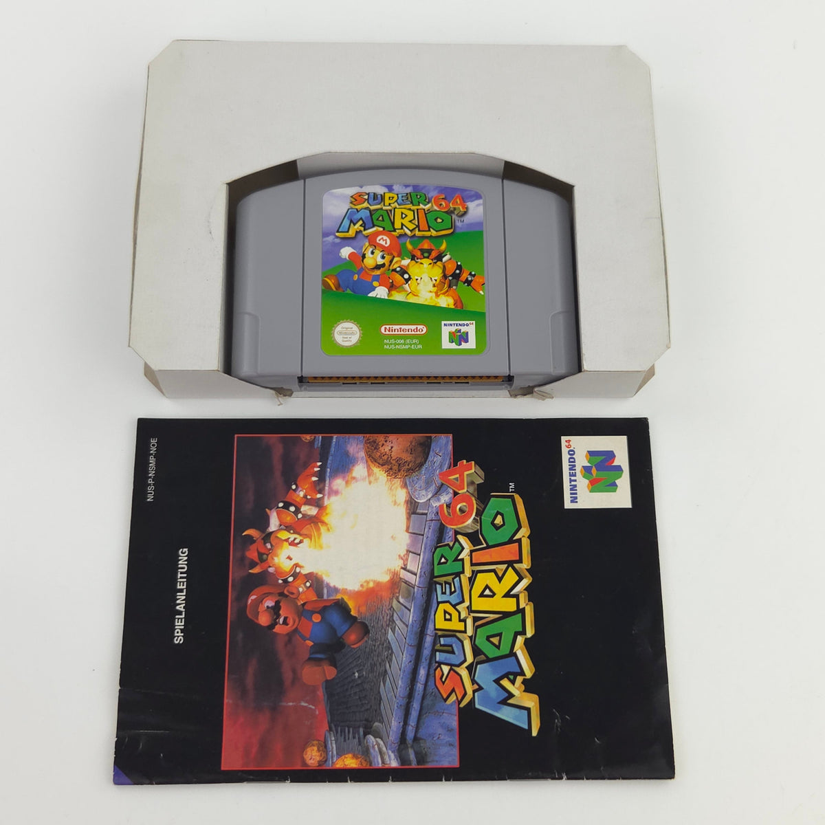 Nintendo 64 Spiel Super Mario 64 CIB Komplett PAL DE