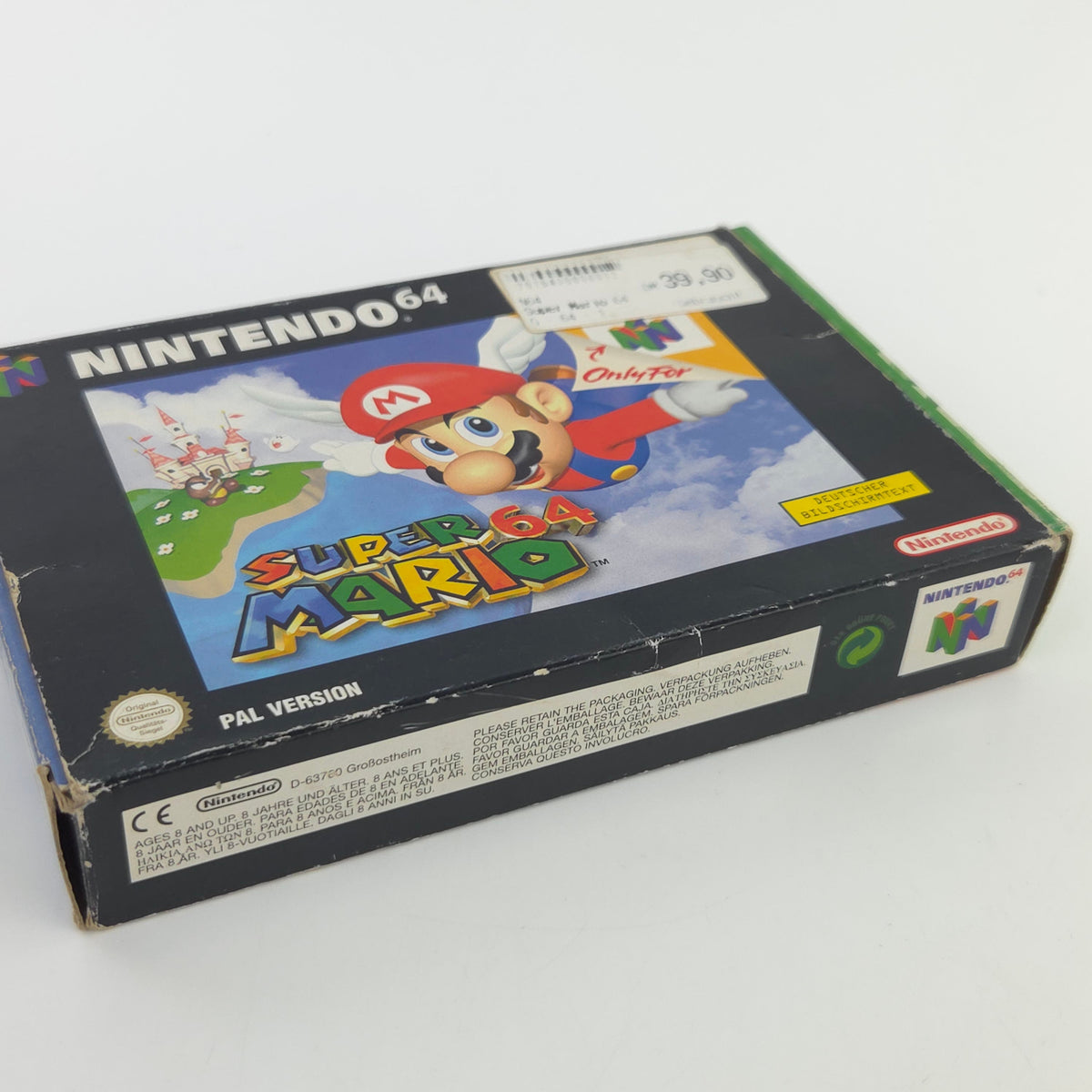 Nintendo 64 Spiel Super Mario 64 CIB Komplett PAL DE