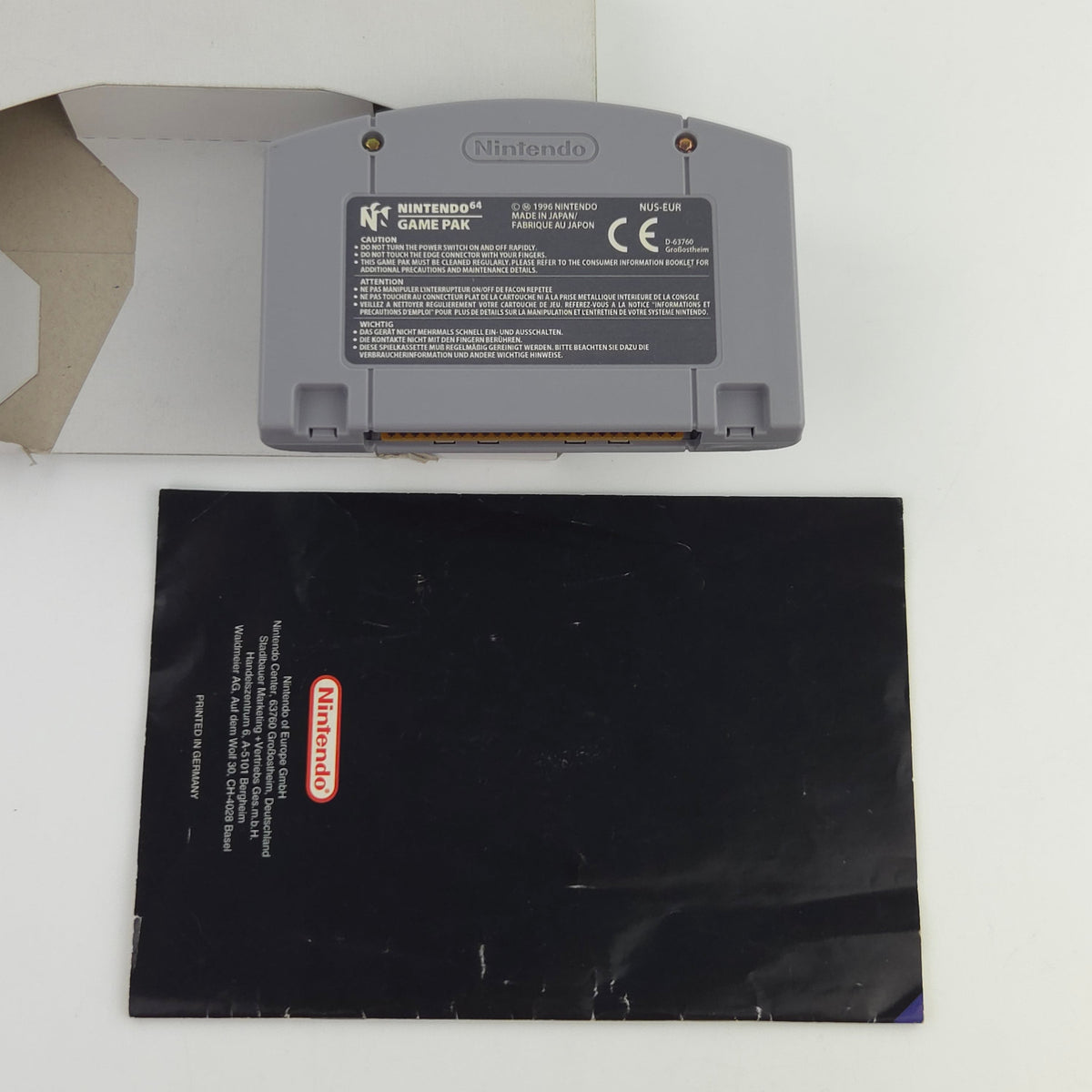 Nintendo 64 Spiel Super Mario 64 CIB Komplett PAL DE