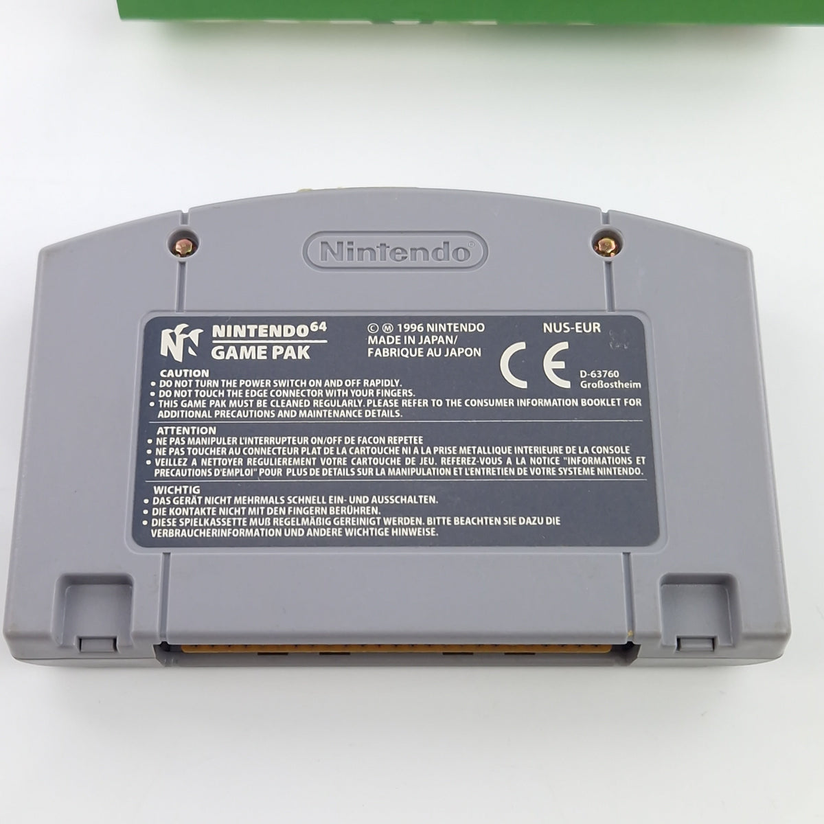 Nintendo 64 Spiel – Super Mario 64 Modul OVP PAL N64