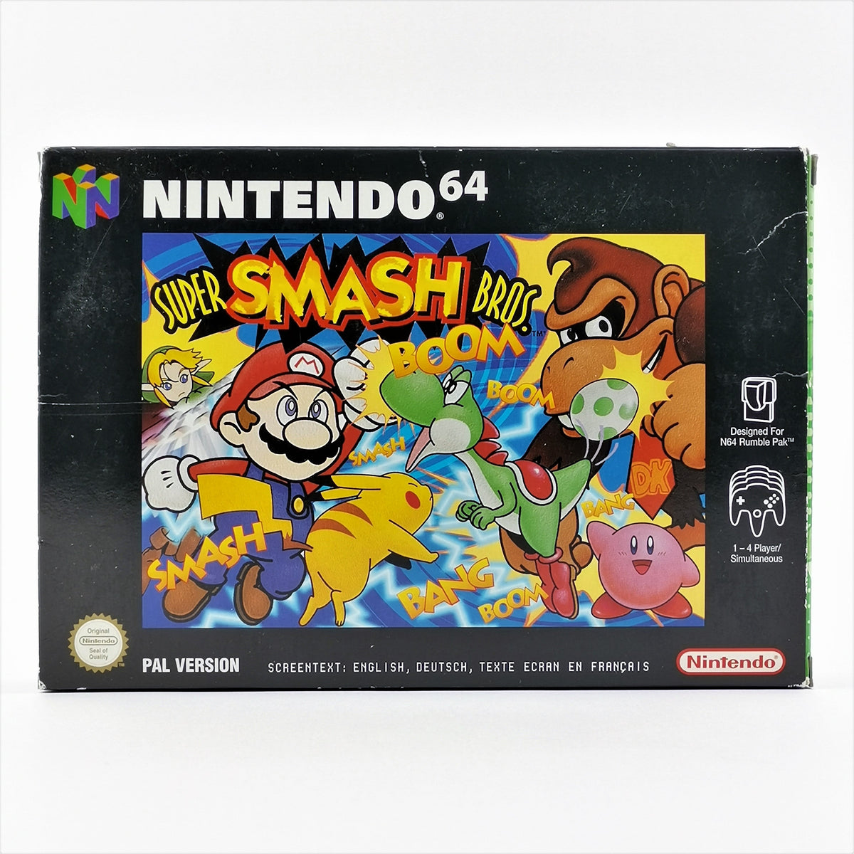 Nintendo 64 Spiel – Super Smash Bros OVP PAL Version N64