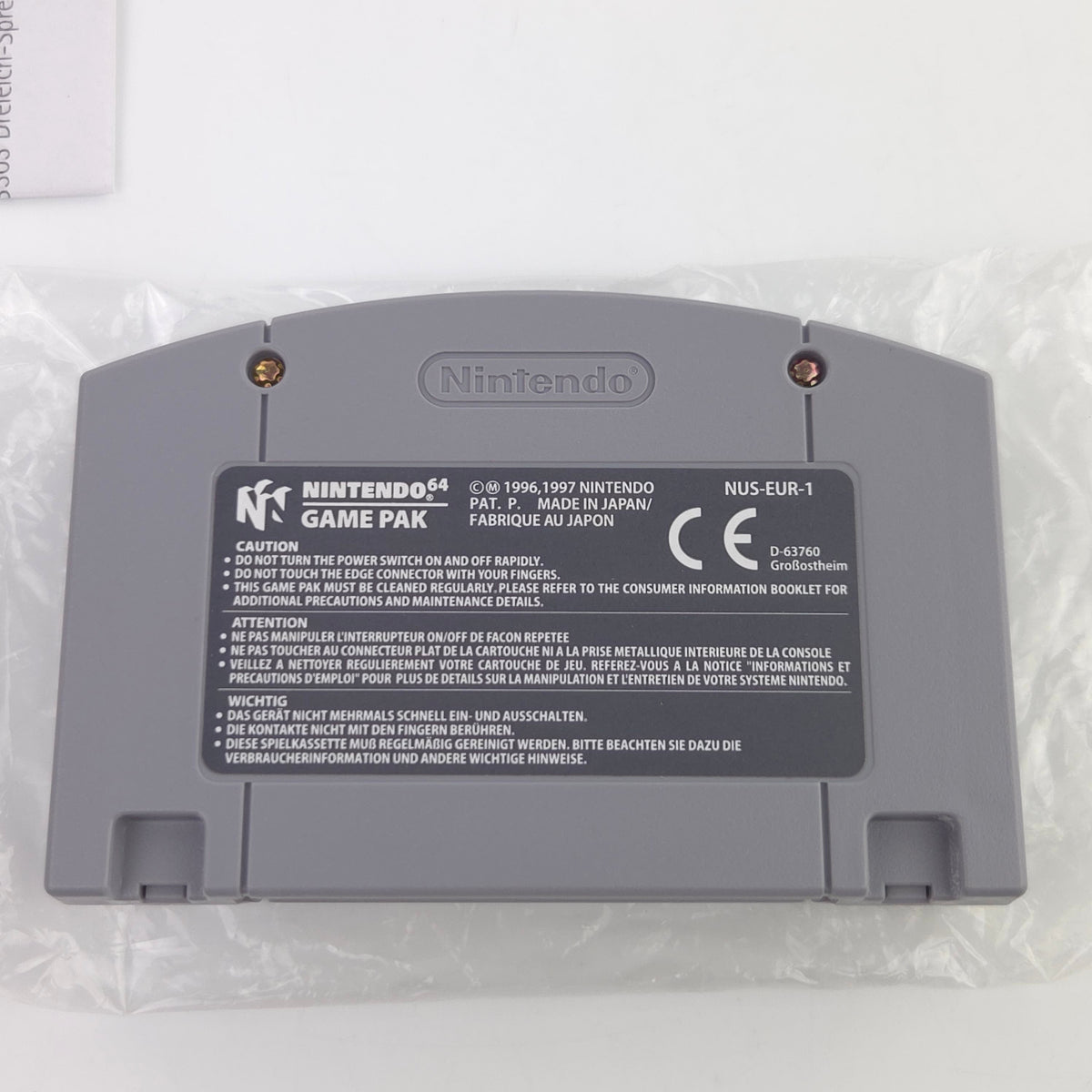 Nintendo 64 Spiel TAZ Express N64 OVP CIB PAL NOE