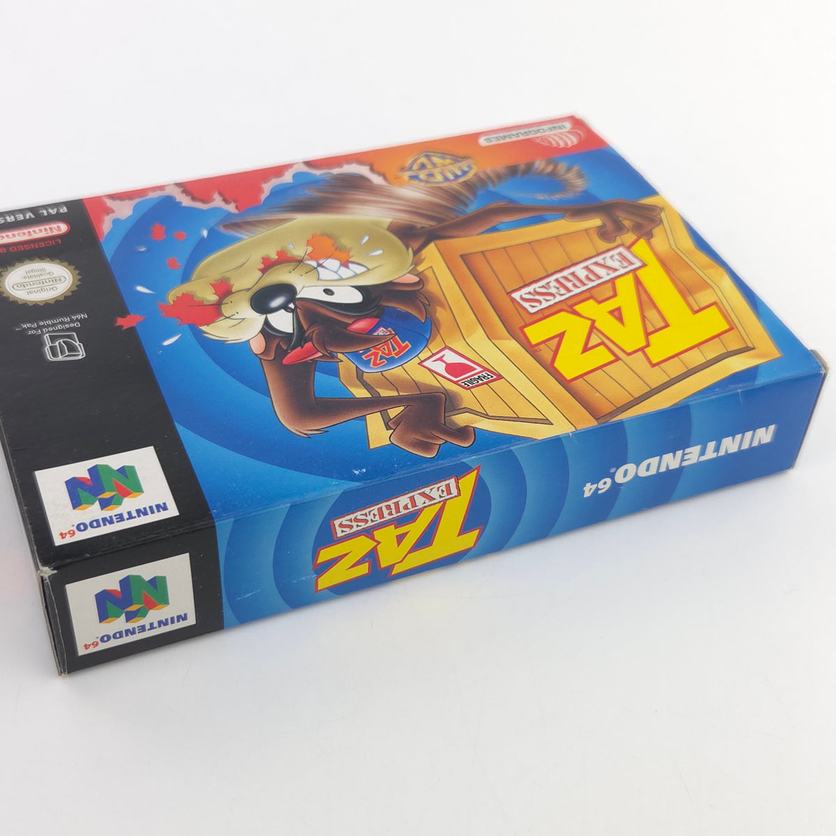 Nintendo 64 Spiel TAZ Express N64 OVP CIB PAL NOE