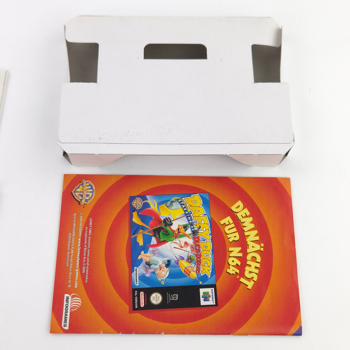 Nintendo 64 Spiel TAZ Express N64 OVP CIB PAL NOE